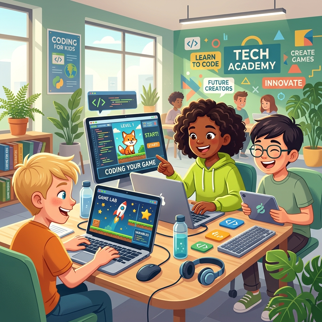 Kids coding scratch games